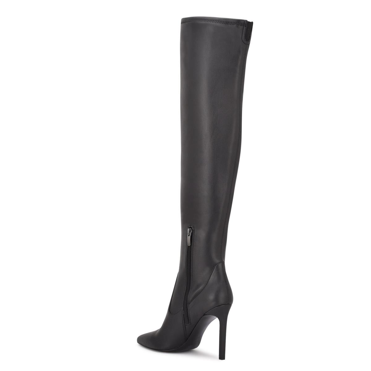 Nine West Tacy Over The Knee Stövlar Dam Svarta | 4287NMWRT