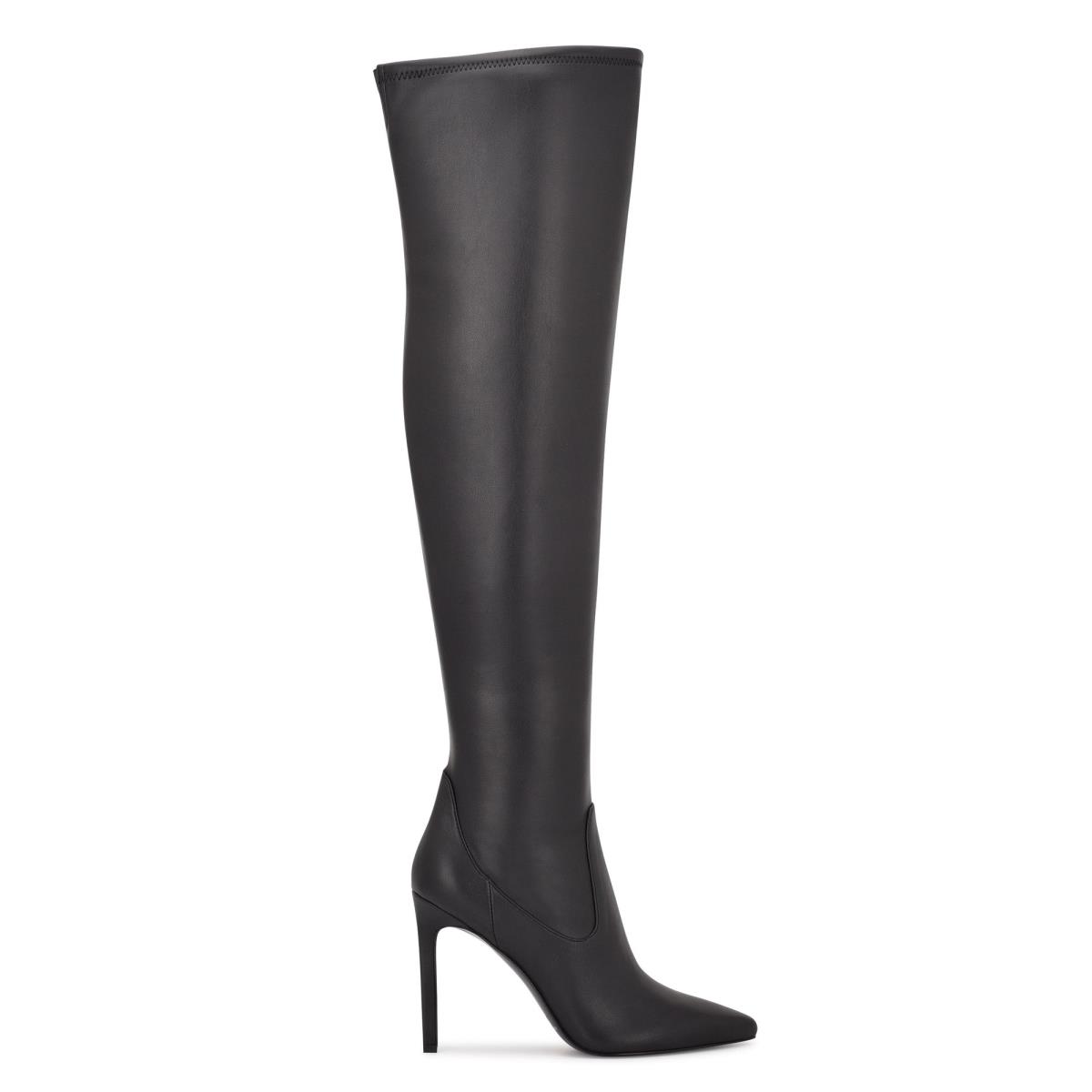 Nine West Tacy Over The Knee Stövlar Dam Svarta | 4287NMWRT