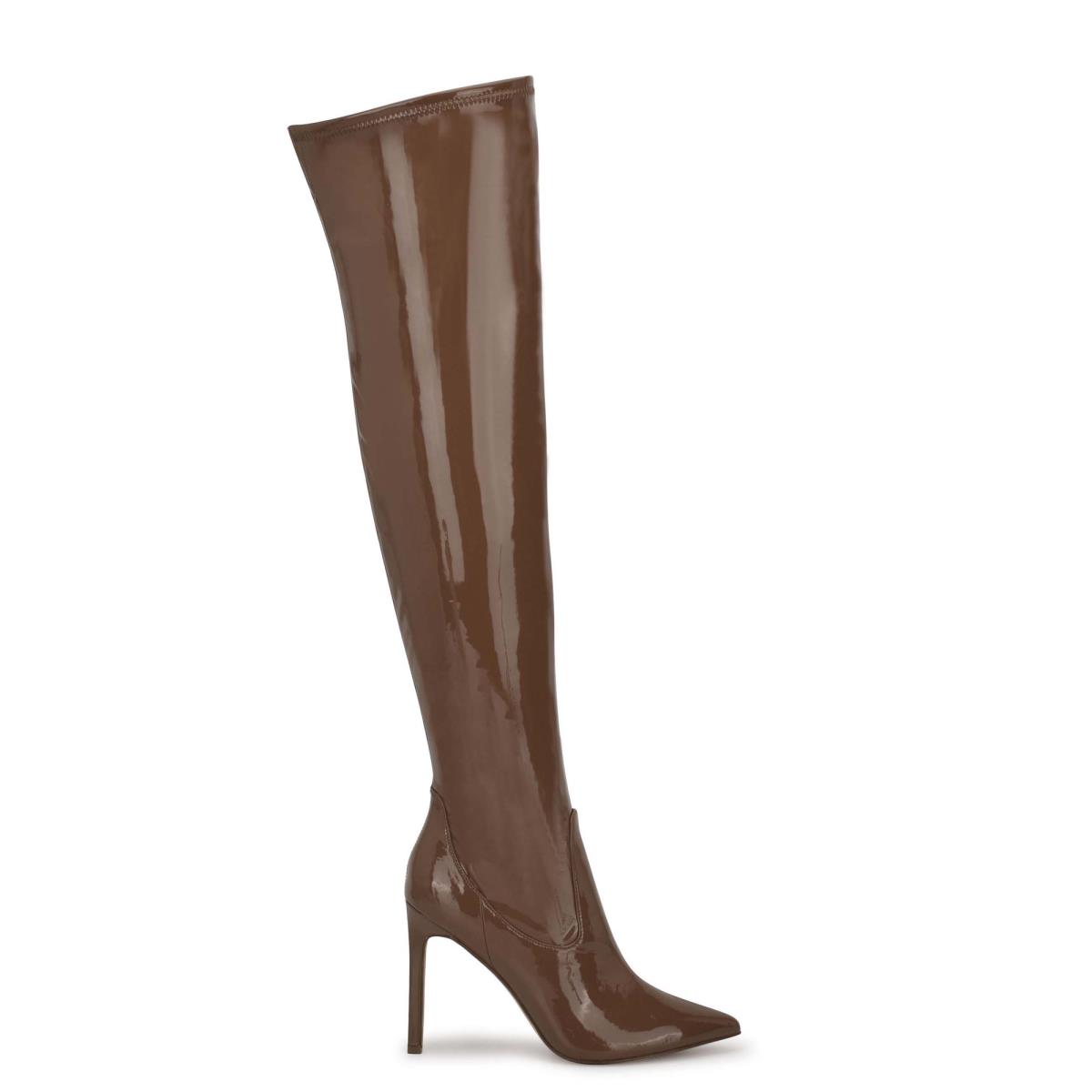 Nine West Tacy Over The Knee Stövlar Dam Bruna | 6751OMNGA