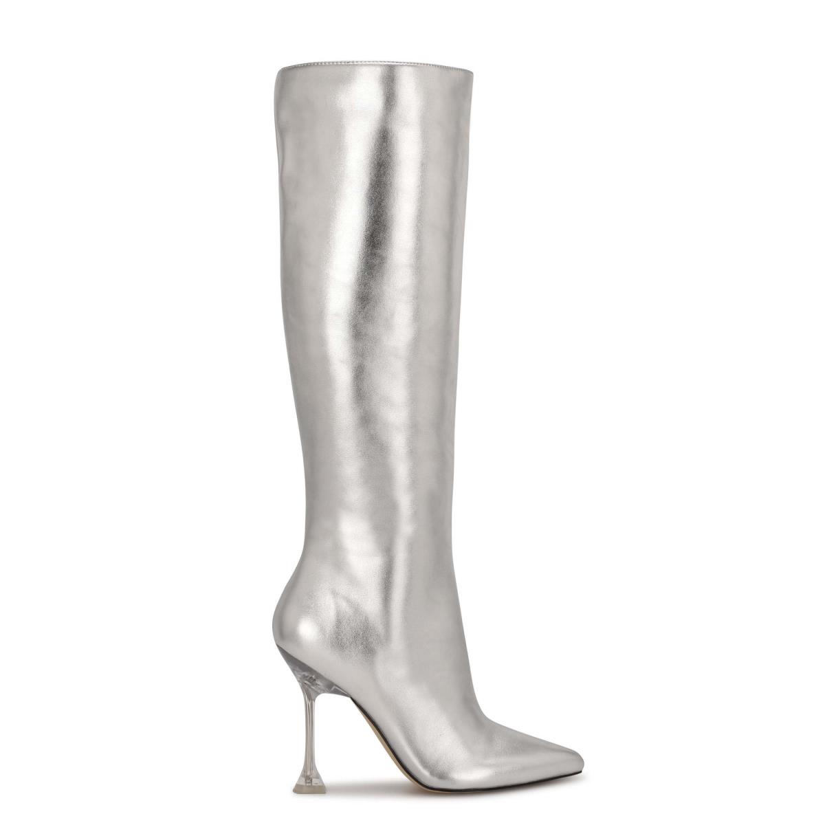 Nine West Talya Klänning Tövlar Dam Silver | 6584HPCAB