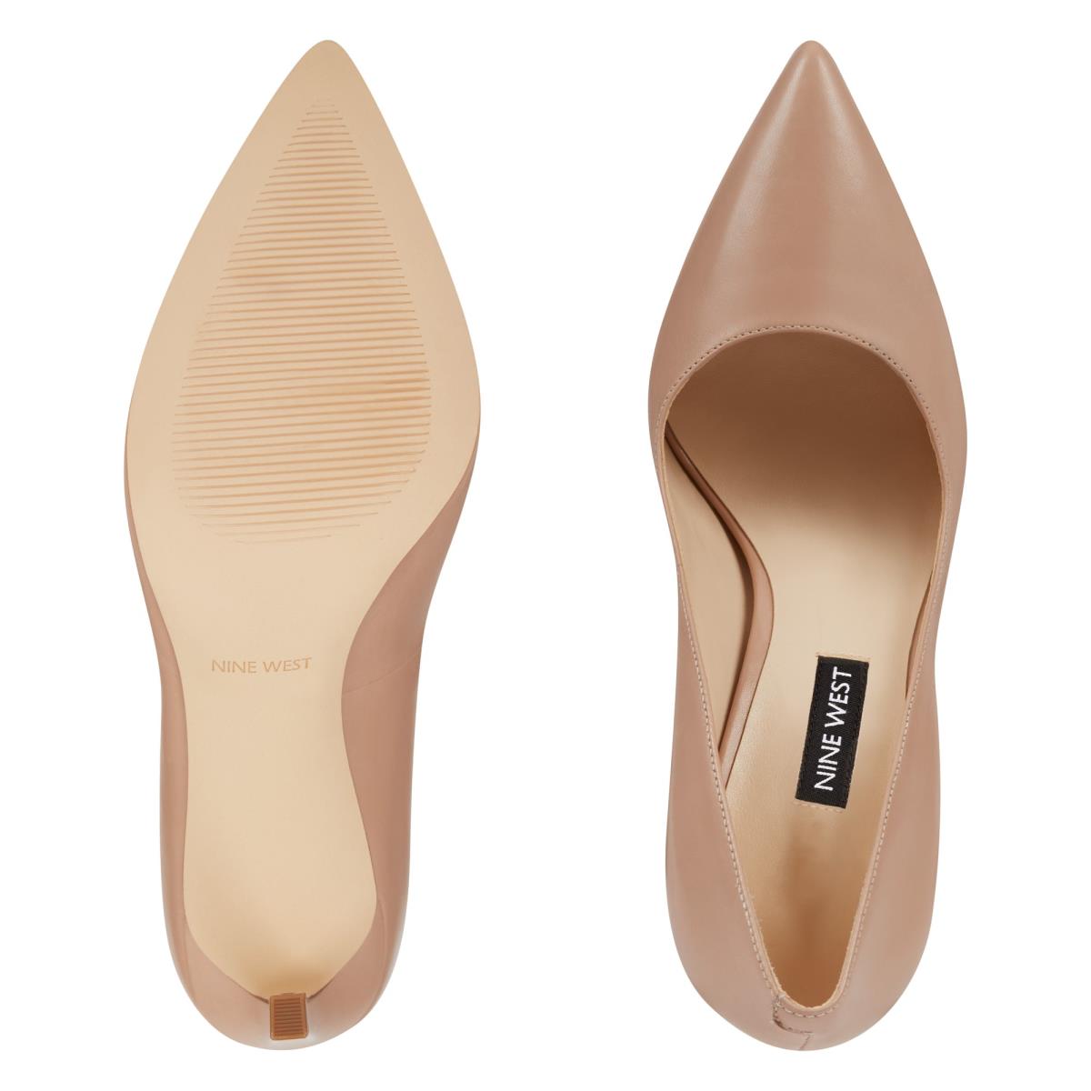 Nine West Tatiana Pointy Tå Pumps Dam Beige | 6859LMNAJ