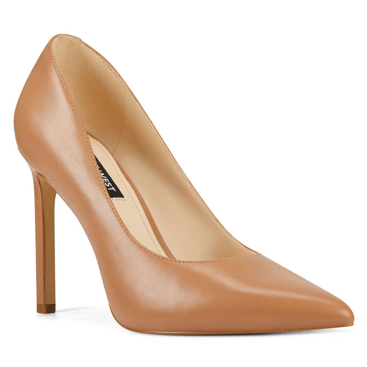 Nine West Tatiana Pointy Tå Pumps Dam Beige | 6981MGZQV