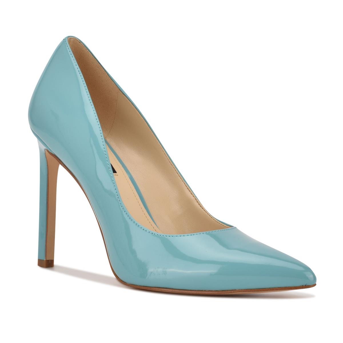 Nine West Tatiana Pointy Tå Pumps Dam Blå | 7108UDGAC