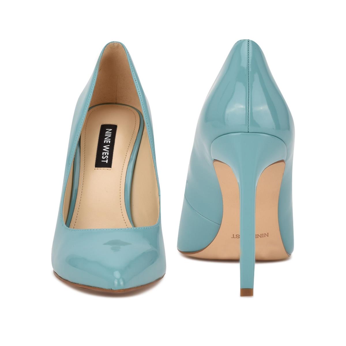 Nine West Tatiana Pointy Tå Pumps Dam Blå | 7108UDGAC