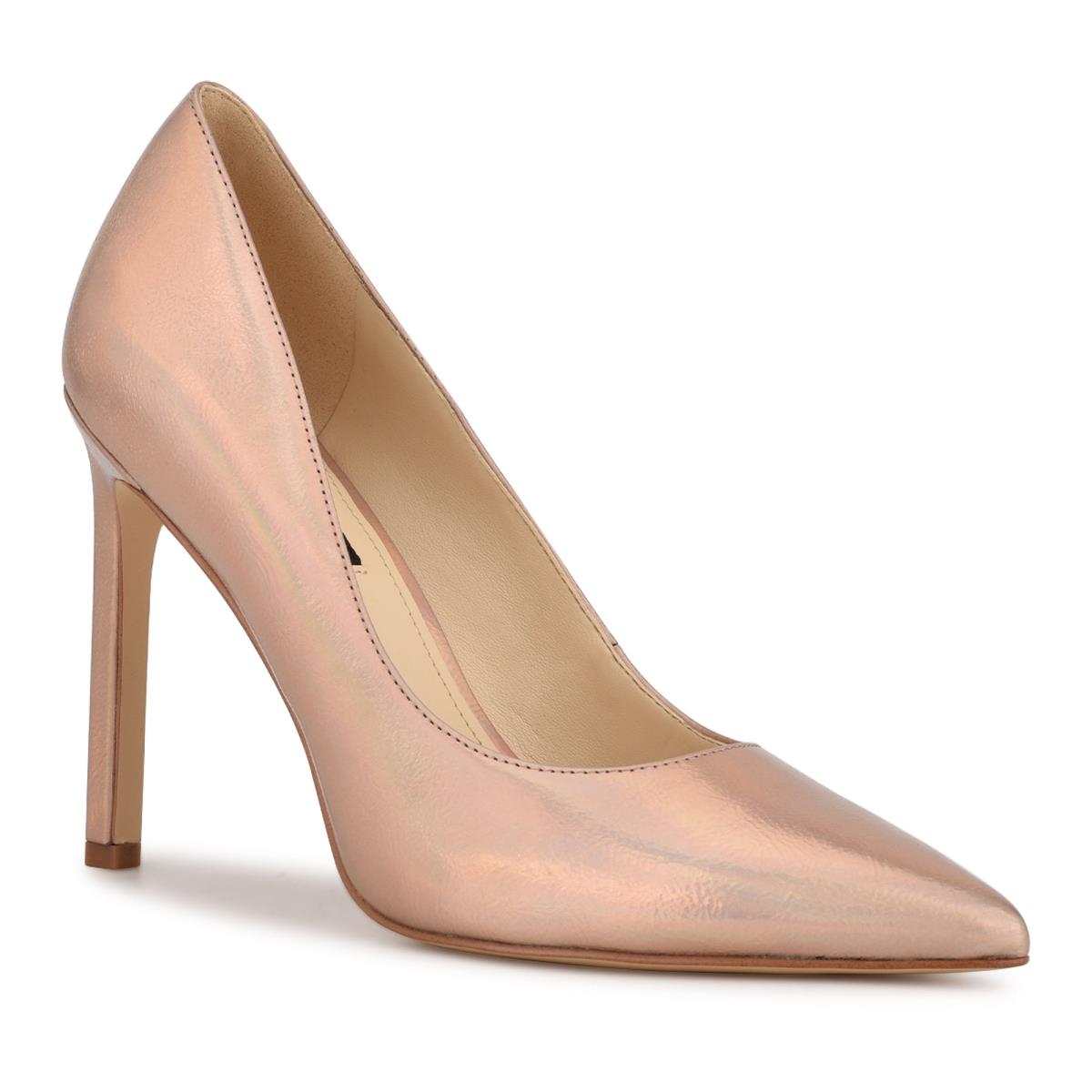 Nine West Tatiana Pointy Tå Pumps Dam Hudfärg | 4809TDGHU