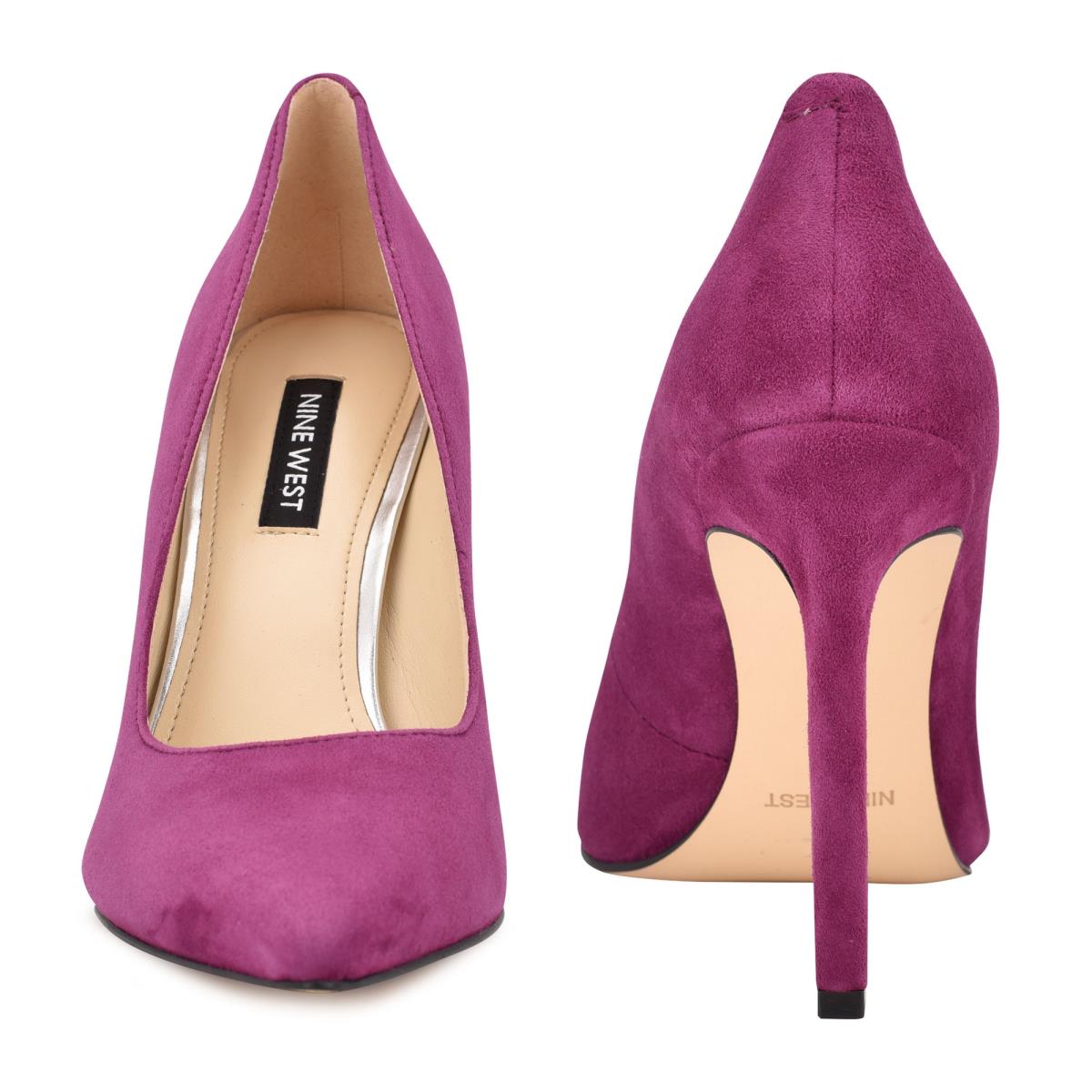 Nine West Tatiana Pointy Tå Pumps Dam Lila | 1092CLSRV