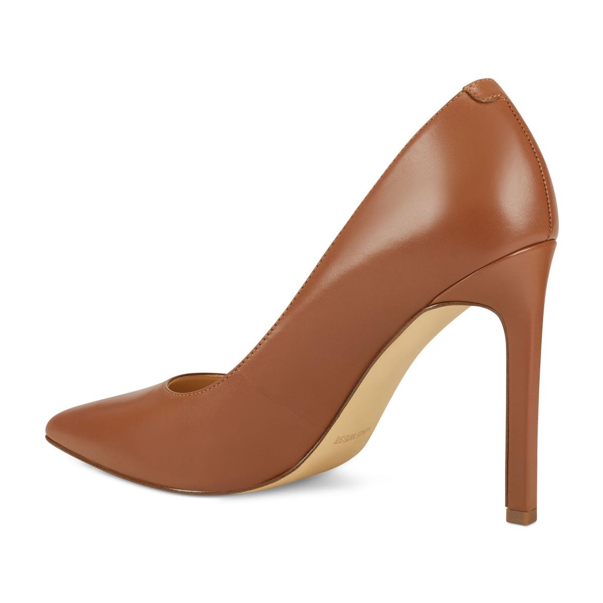 Nine West Tatiana Pointy Tå Pumps Dam Ljusbruna | 3297LTUWY