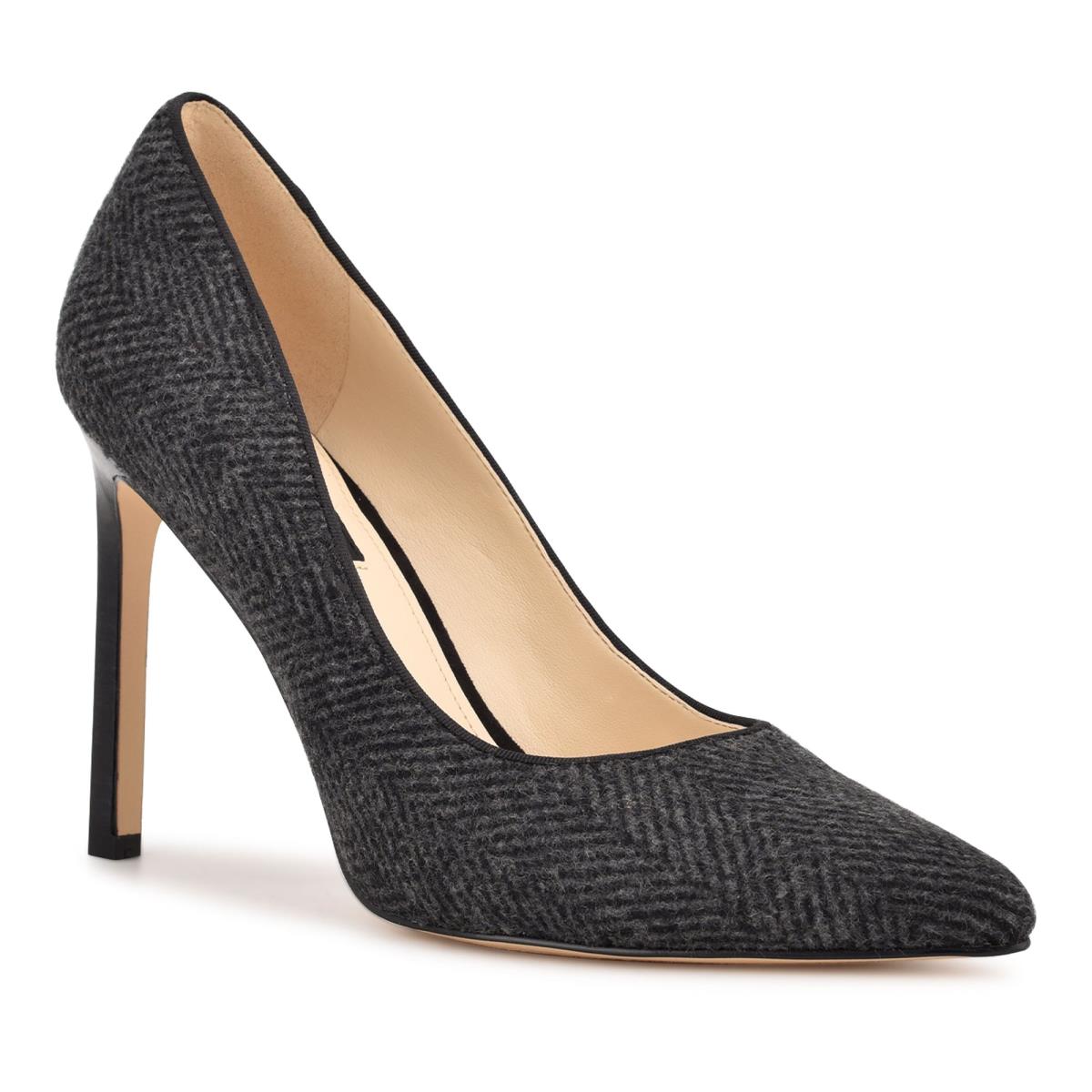 Nine West Tatiana Pointy Tå Pumps Dam Mörkgrå | 1740OYCQM