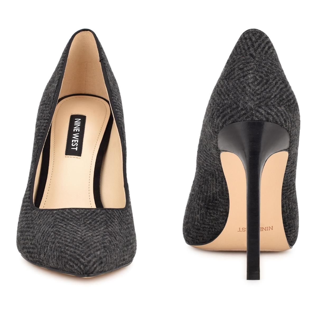 Nine West Tatiana Pointy Tå Pumps Dam Mörkgrå | 1740OYCQM