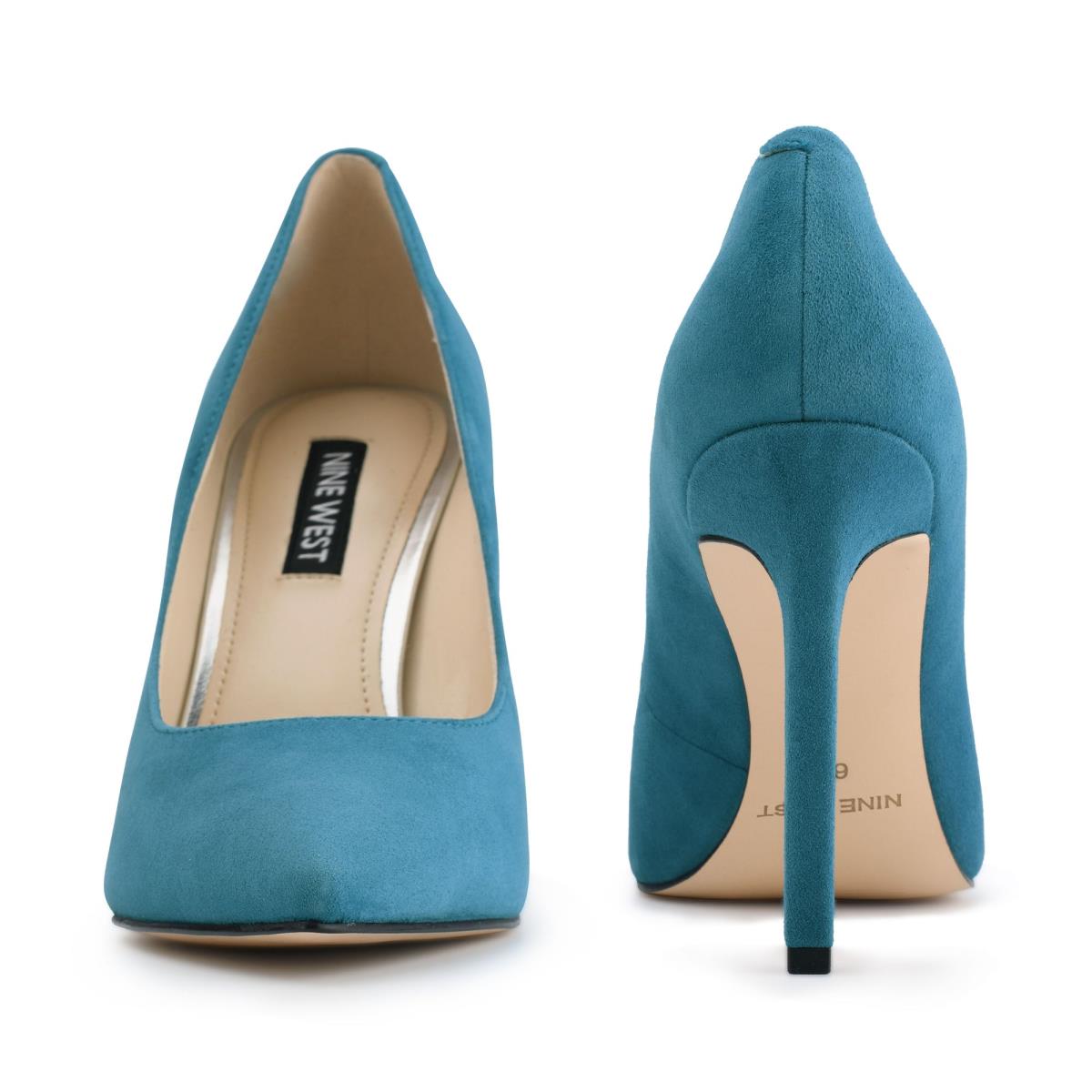 Nine West Tatiana Pointy Tå Pumps Dam Turkos | 9653VLTZS