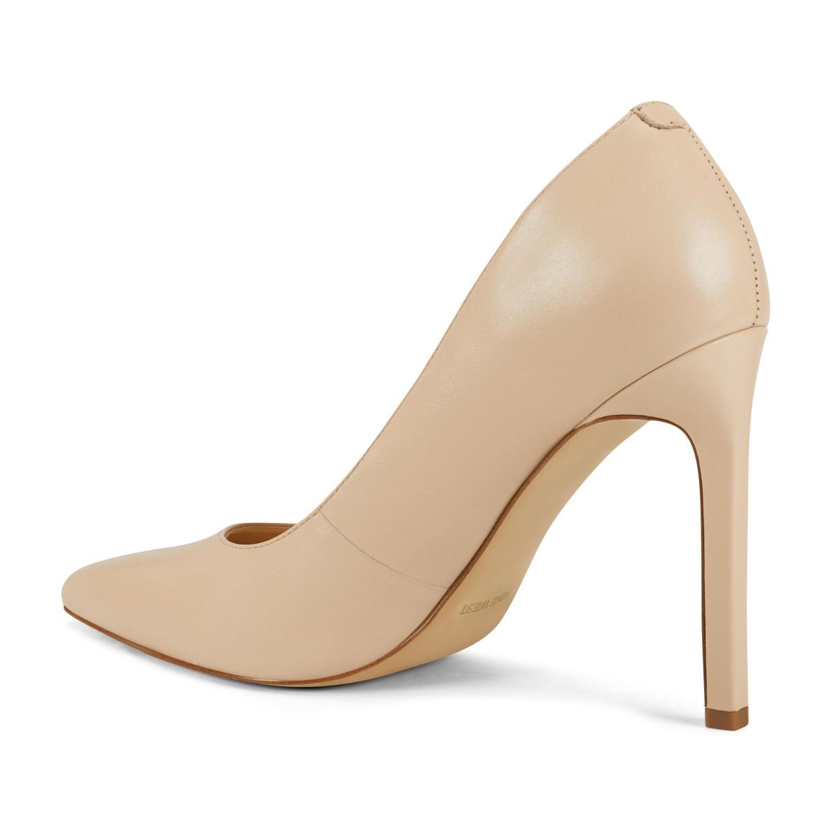 Nine West Tatiana Pointy Tå Pumps Dam Vita | 7839NQSZP