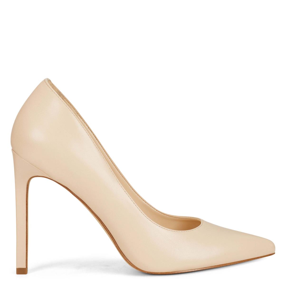 Nine West Tatiana Pointy Tå Pumps Dam Vita | 7839NQSZP