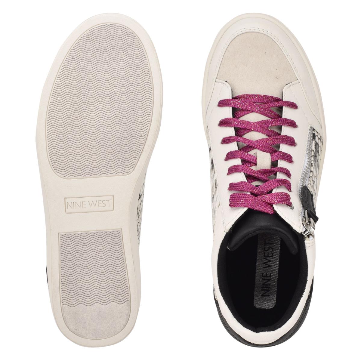 Nine West Tons High Top Hidden Kilklack Sneakers Sneakers Dam Vita Ormskinn | 0759CJUVT