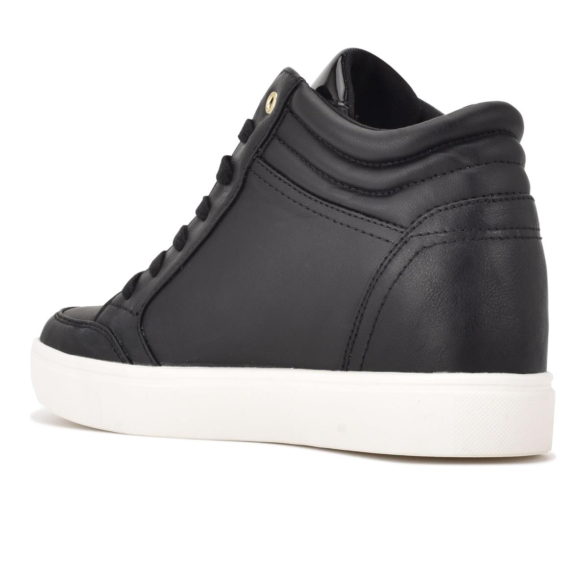 Nine West Tons High Top Hidden Kilklack Sneakers Sneakers Dam Svarta | 2530AWMNE