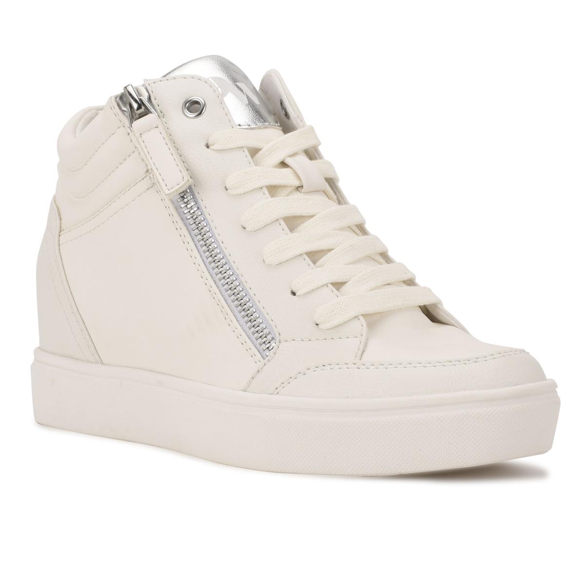 Nine West Tons High Top Hidden Kilklack Sneakers Sneakers Dam Vita Silver | 2614GKZDR