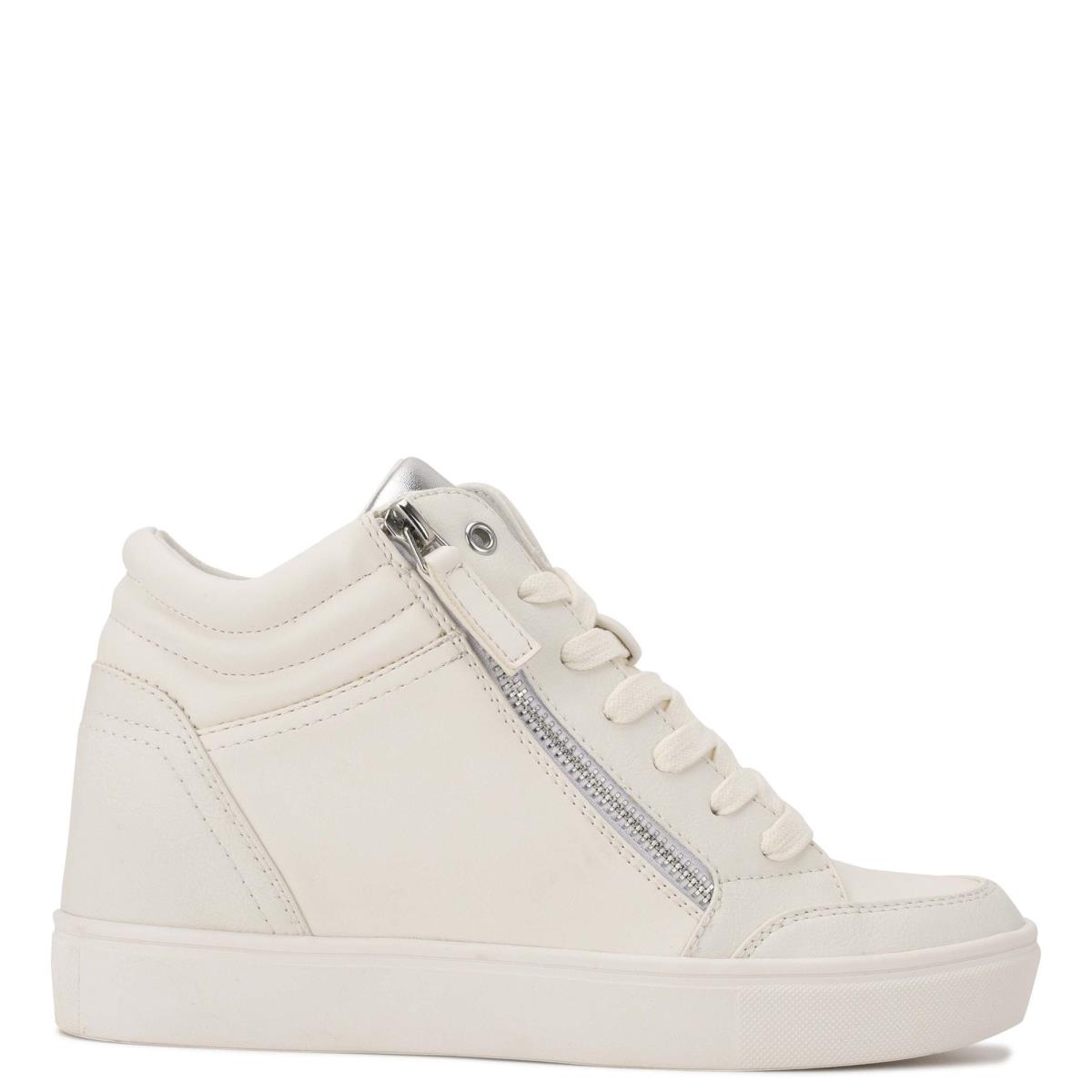 Nine West Tons High Top Hidden Kilklack Sneakers Sneakers Dam Vita Silver | 2614GKZDR