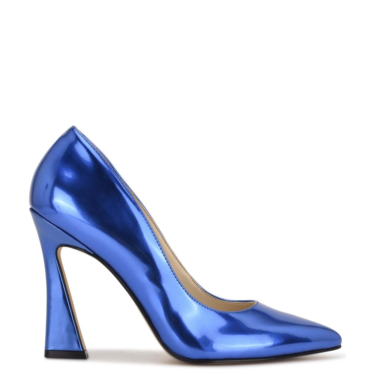 Nine West Trendz Pointy Tå Pumps Dam Blå | 7432BYFIN