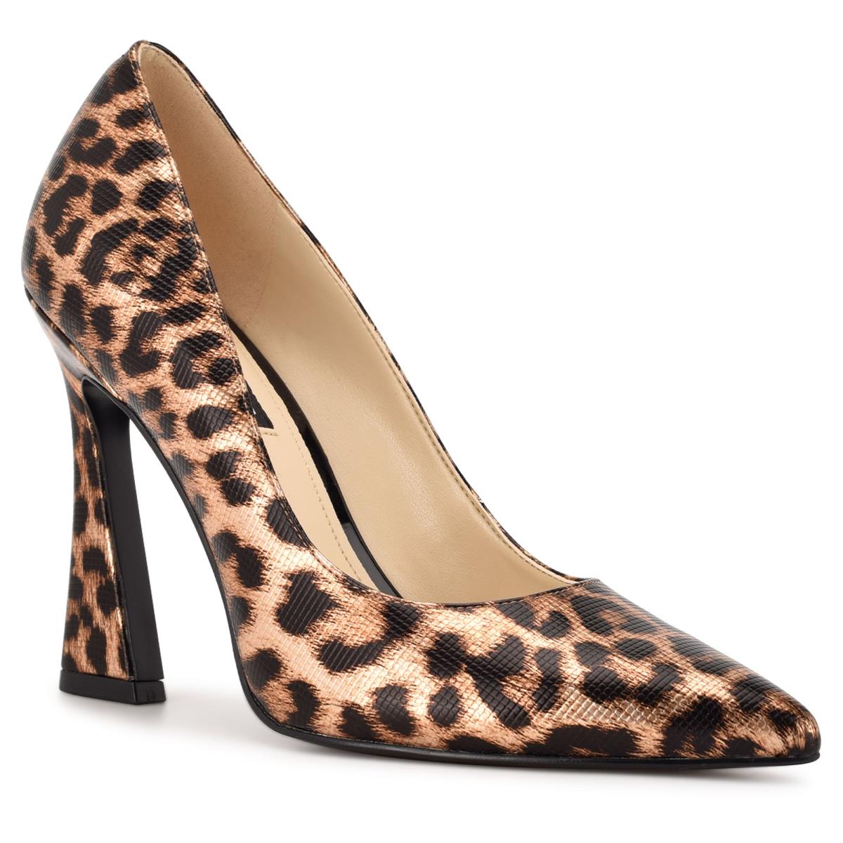 Nine West Trendz Pointy Tå Pumps Dam Leopard | 1938YGEXK