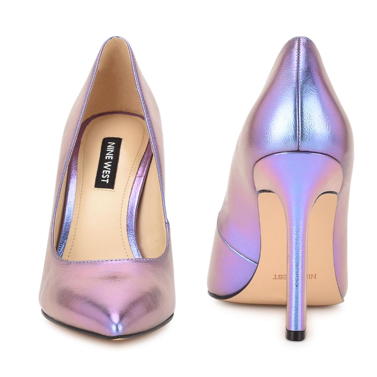 Nine West Trendz Pointy Tå Pumps Dam Lila | 4231JQWKD