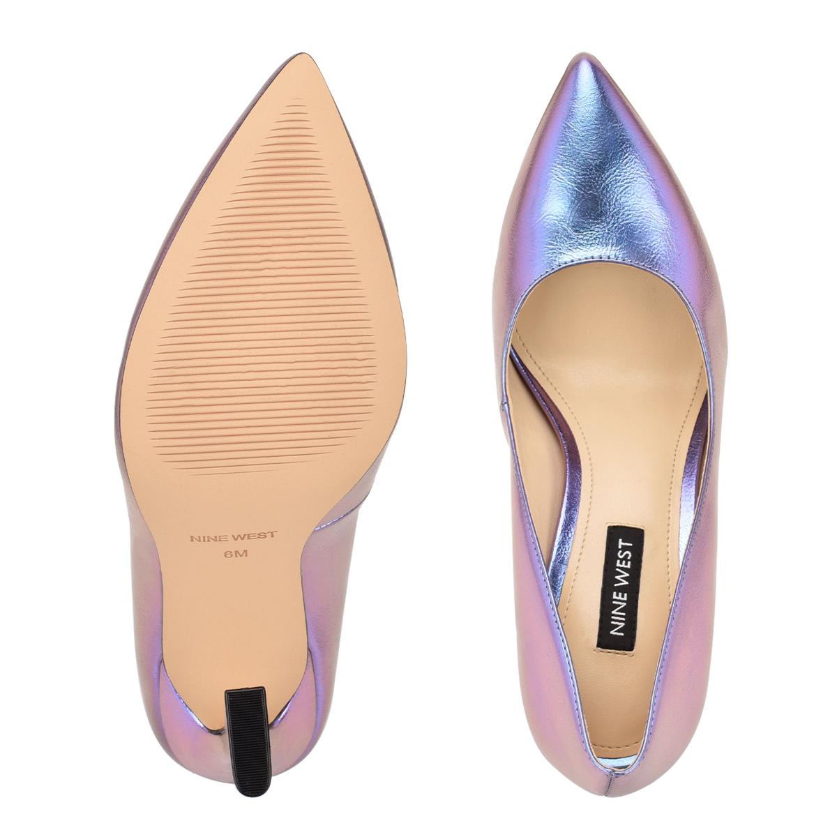 Nine West Trendz Pointy Tå Pumps Dam Lila | 4231JQWKD