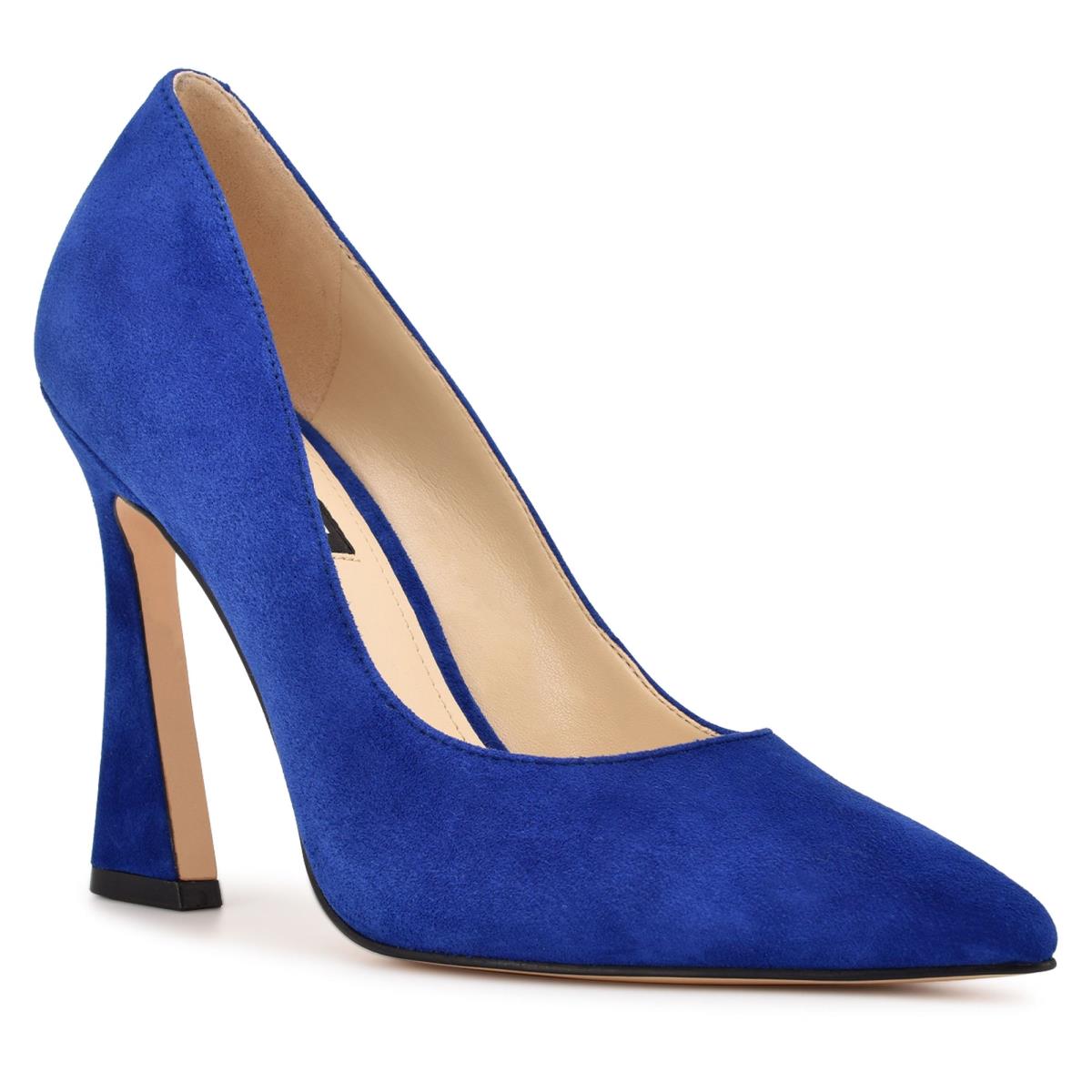 Nine West Trendz Pointy Tå Pumps Dam Mörkblå | 3269QOIPC