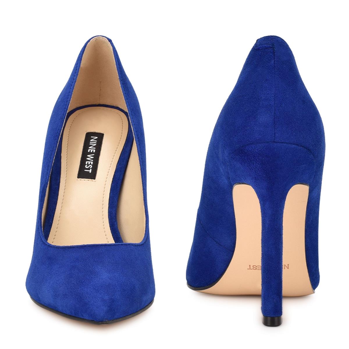 Nine West Trendz Pointy Tå Pumps Dam Mörkblå | 3269QOIPC