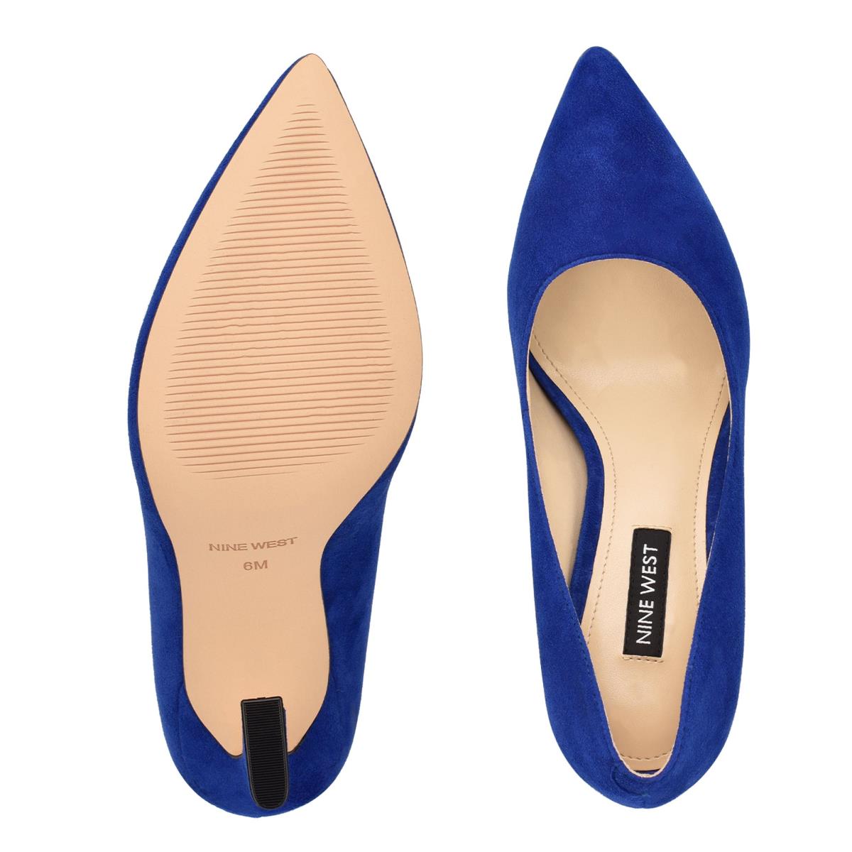 Nine West Trendz Pointy Tå Pumps Dam Mörkblå | 3269QOIPC