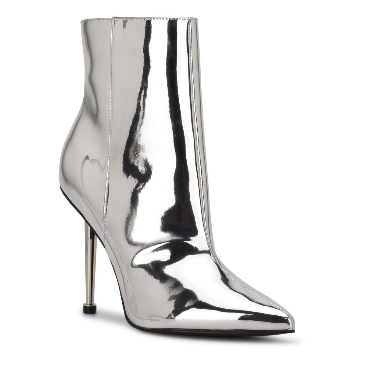 Nine West Tryin Klänning Kängor Dam Silver | 7013UZIMO