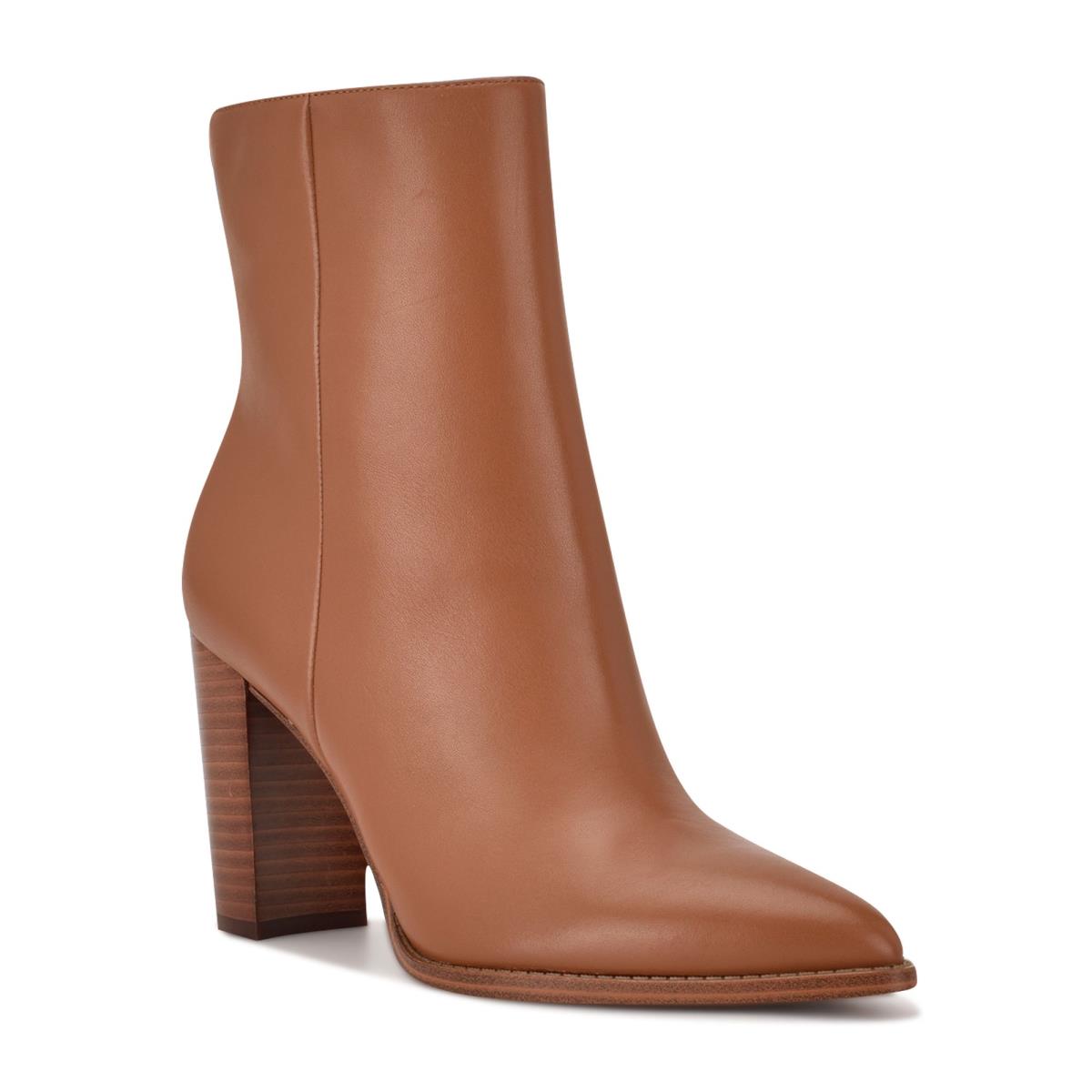 Nine West Tryme 9x9 Klackar Kängor Dam Bruna | 4329NOBCK