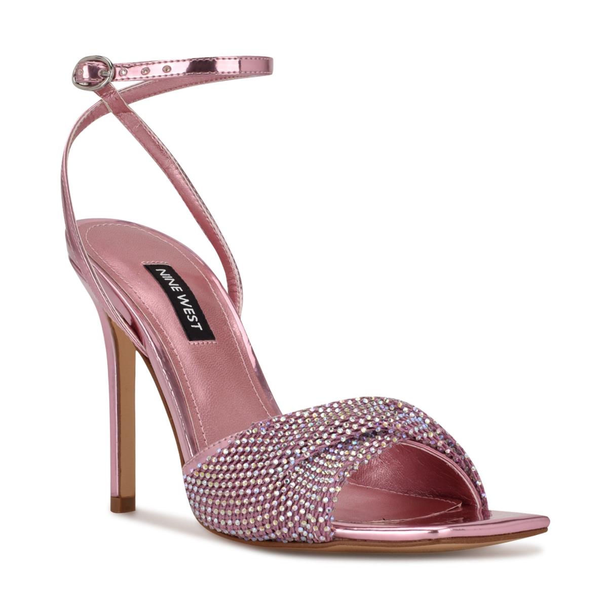 Nine West Twinkle Klackar Finsandaler Dam Ljusrosa | 1467RBKLC