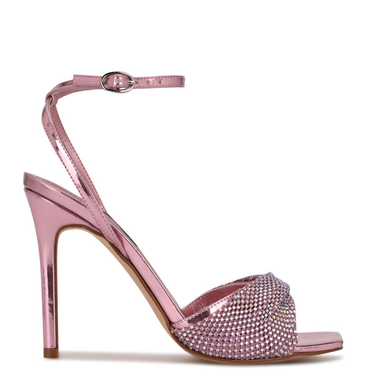 Nine West Twinkle Klackar Finsandaler Dam Ljusrosa | 1467RBKLC