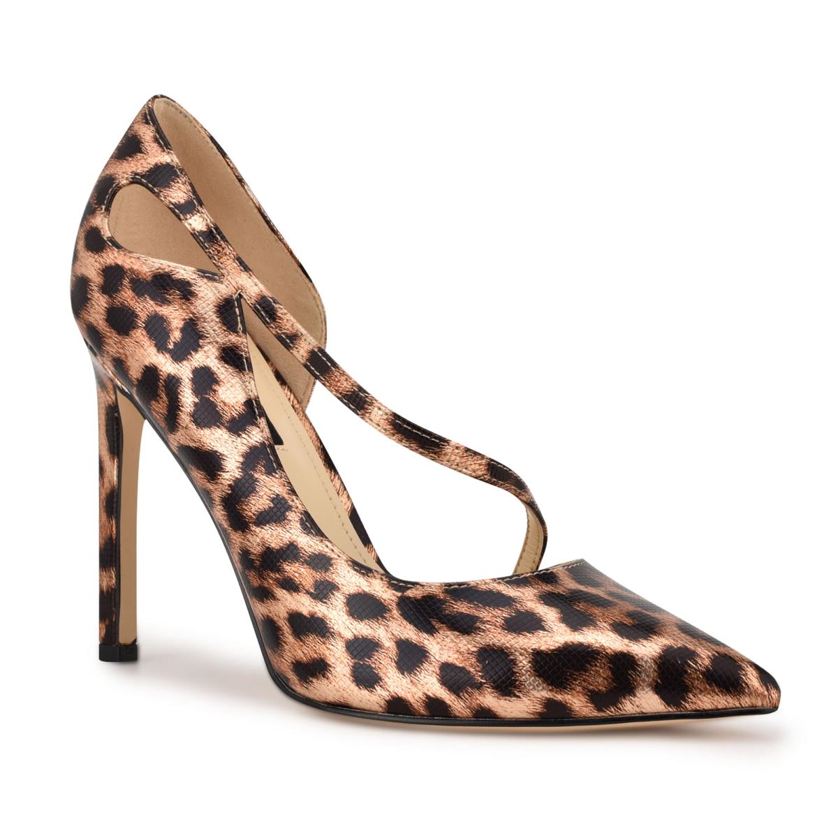 Nine West Twirl Pointy Tå Pumps Dam Leopard | 7359MVOTR