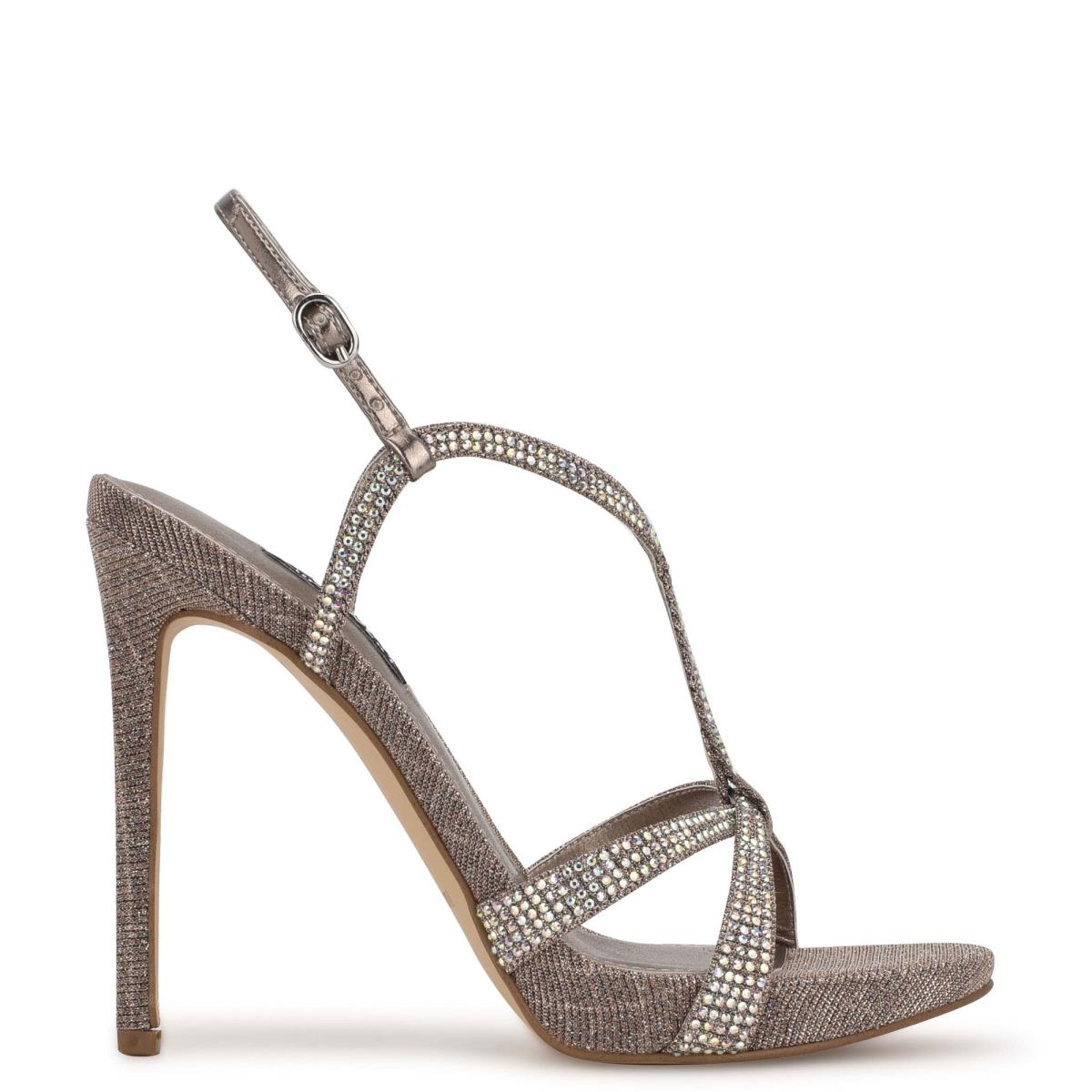 Nine West Ulliy Klackar Finsandaler Dam Bruna | 8904MYRHT