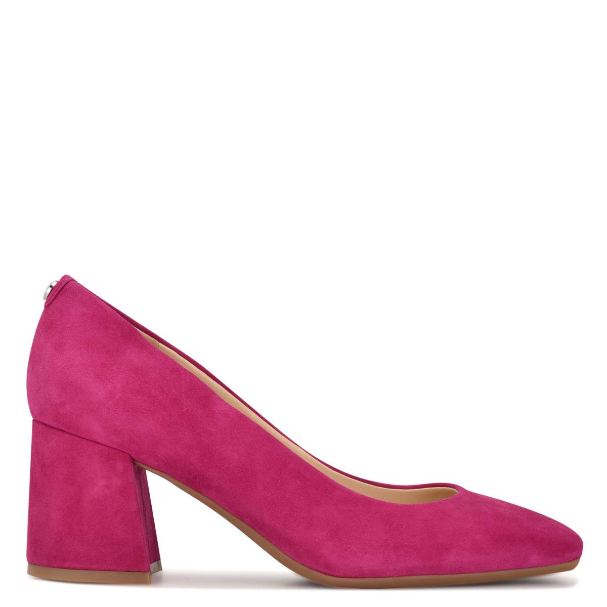 Nine West Vibe 9x9 Block Heel Pumps Dam Rosa | 1607BGNXS