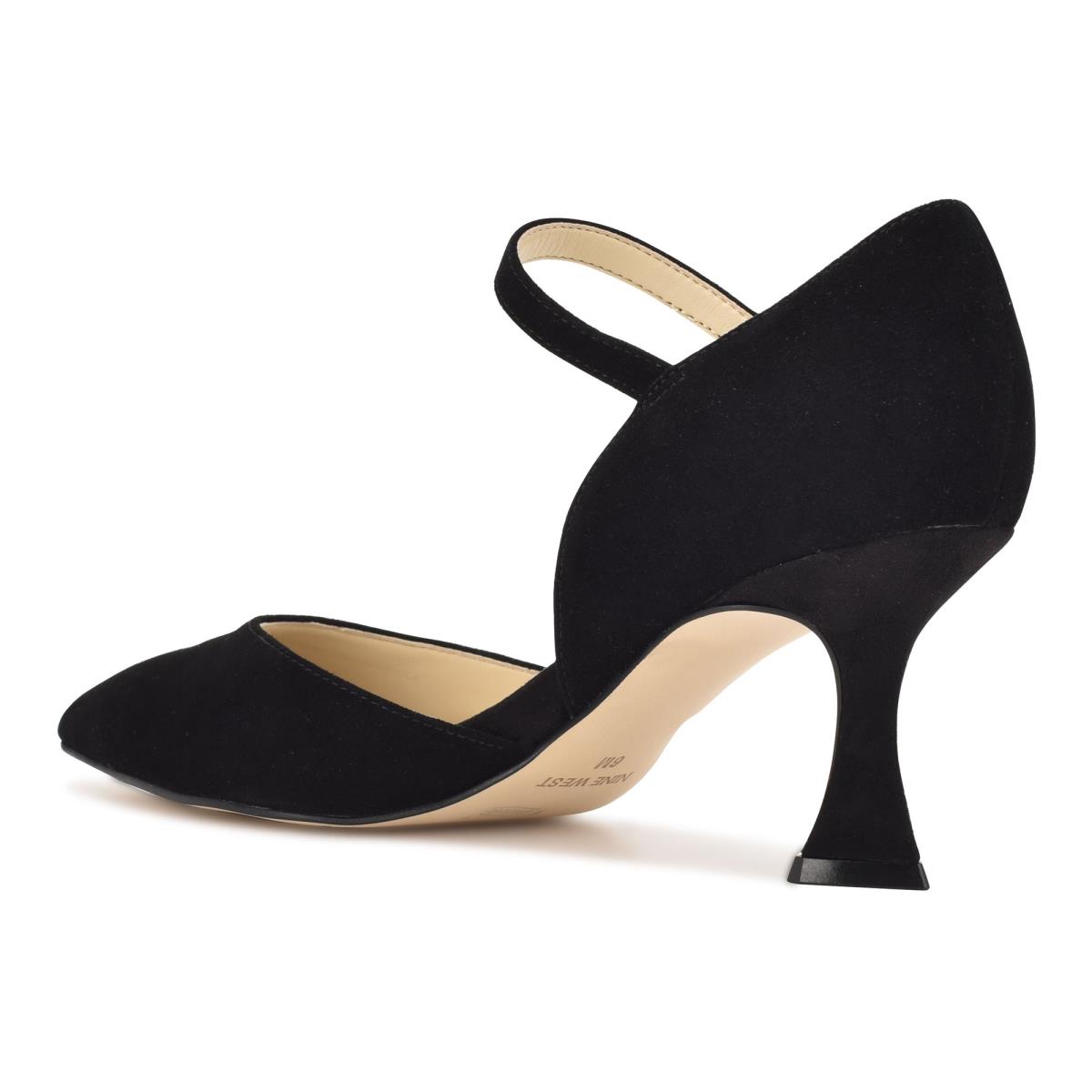 Nine West Wanah Pointy Tå Pumps Dam Svarta | 2738MPDLG