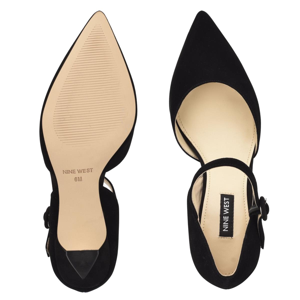 Nine West Wanah Pointy Tå Pumps Dam Svarta | 2738MPDLG