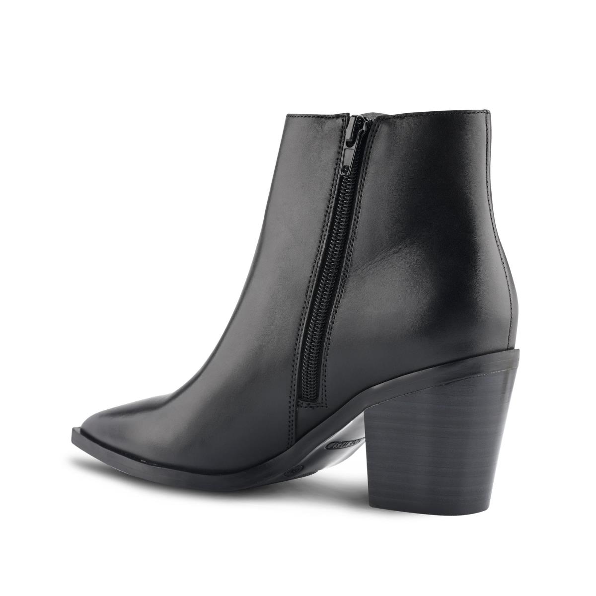 Nine West Wearit Block Heel Kängor Dam Svarta | 9165NVAGB