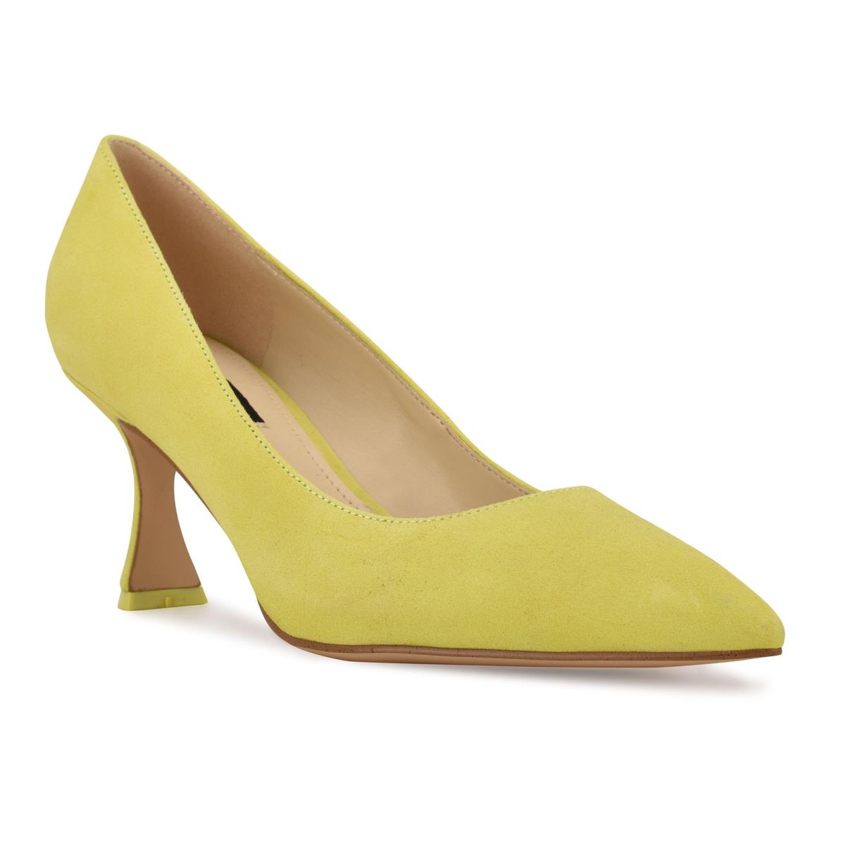 Nine West Workin Pointy Tå Pumps Dam Gula | 9481JKFCQ