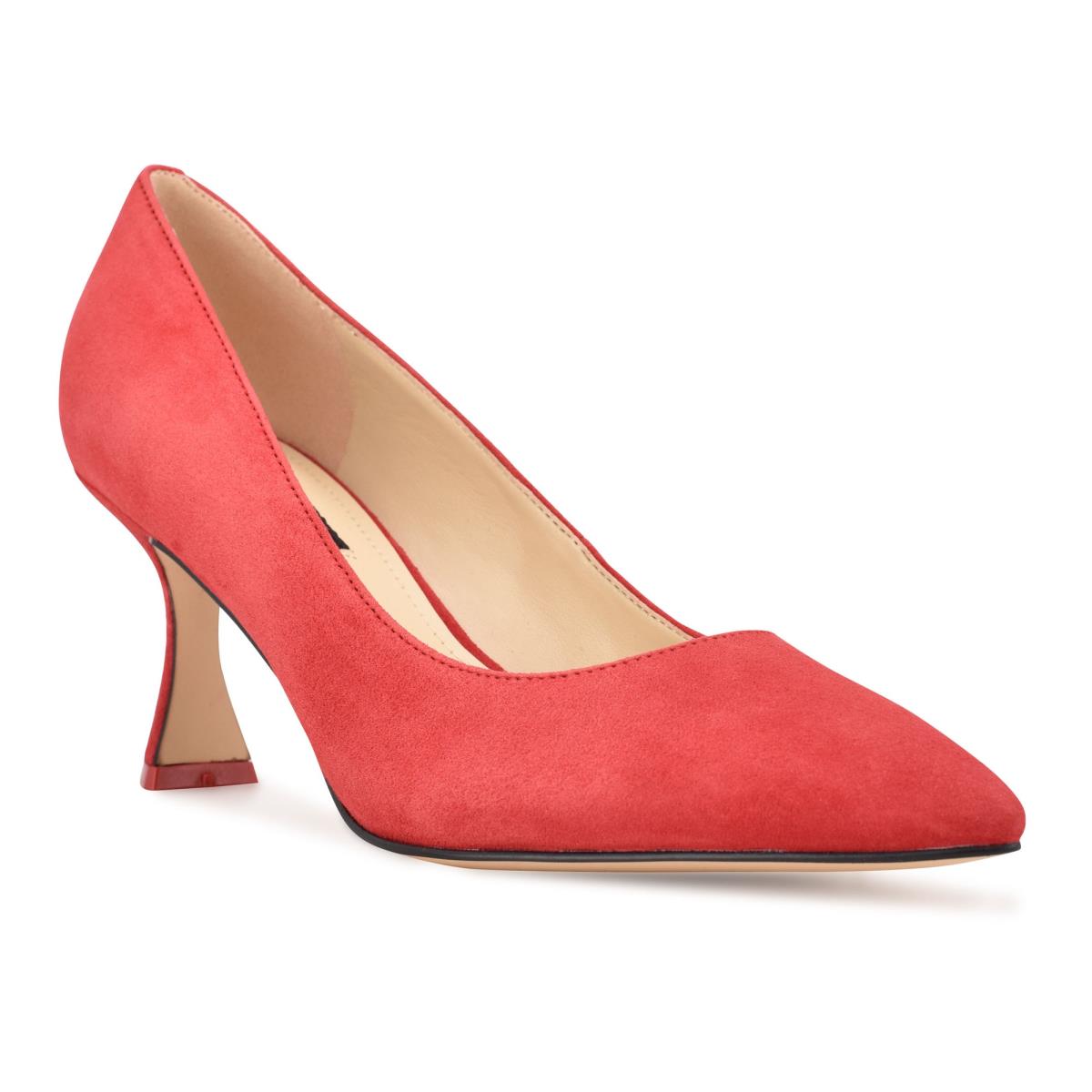 Nine West Workin Pointy Tå Pumps Dam Röda | 5093WZVUS