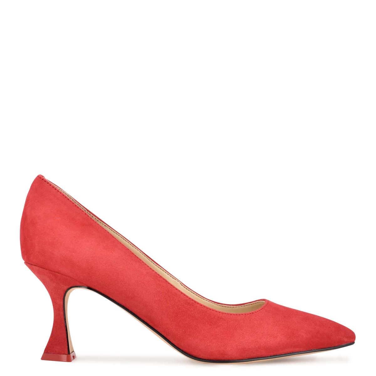 Nine West Workin Pointy Tå Pumps Dam Röda | 5093WZVUS