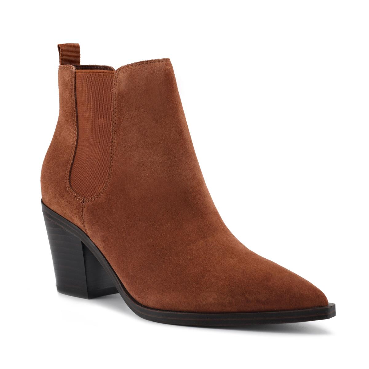 Nine West Wyllis Block Heel Kängor Dam Mörkbruna | 3872XIYJM