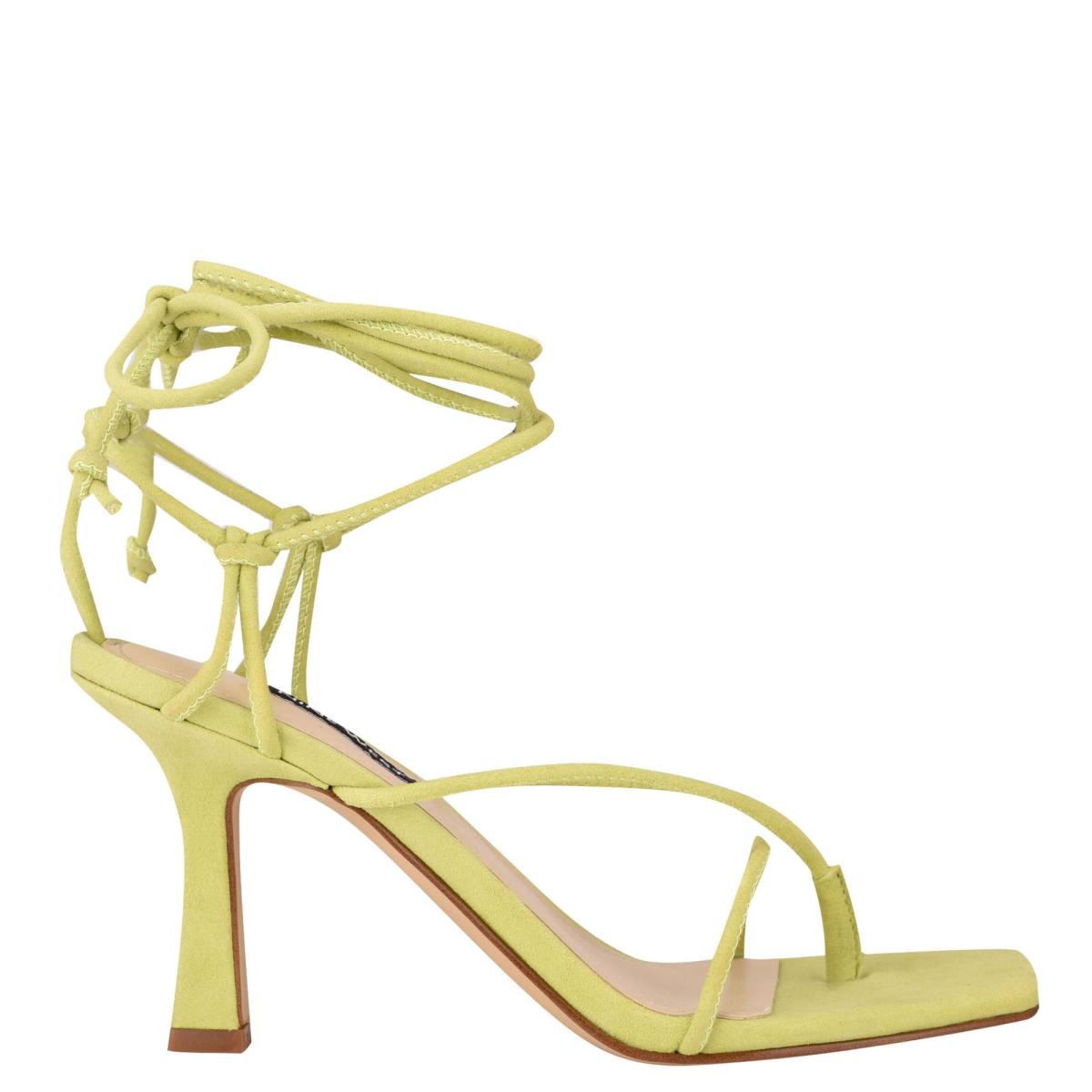 Nine West Yarin Ankle Wrap Sandaler Klack Dam Gröna | 1793UZINL