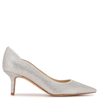 Nine West Abaline Rhinestone Pointy Tå Pumps Dam Silver | 0159IVQSN