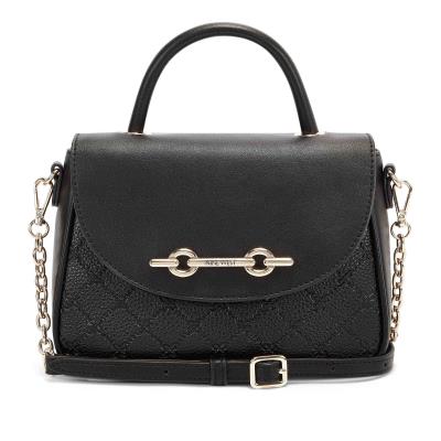 Nine West Addy Mini Top Handle Flap Crossbody Väska Dam Svarta | 2698LYZOU