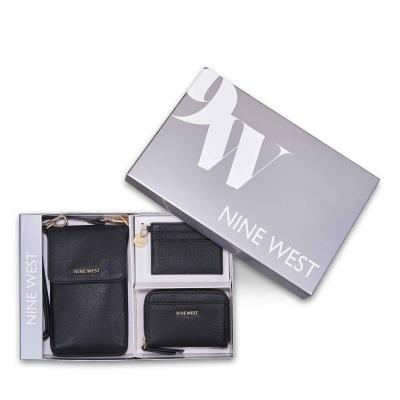 Nine West Azalea 3 Piece Box Set Plånbok Dam Svarta | 6817ROUYP