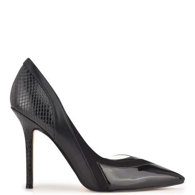 Nine West Behave Pointy Tå Pumps Dam Svarta | 9830TVELS