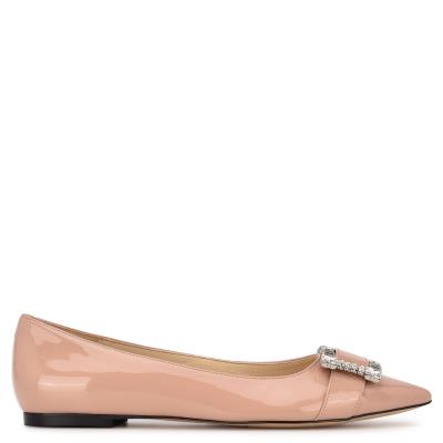 Nine West Behold Klänning Ballerina Dam Ljusbeige | 7460JGNOY