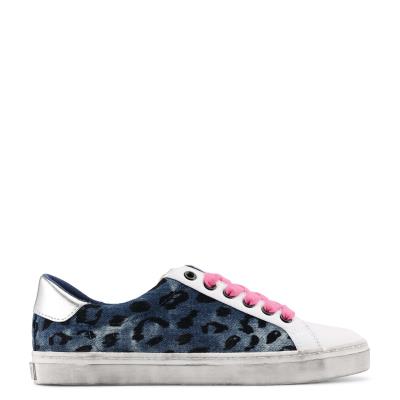 Nine West Best Casual Sneakers Dam Blå Leopard | 3274FVXLQ