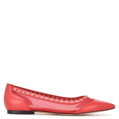 Nine West Bizzie Pointy Tå Ballerina Dam Rosa | 3109VXMNA