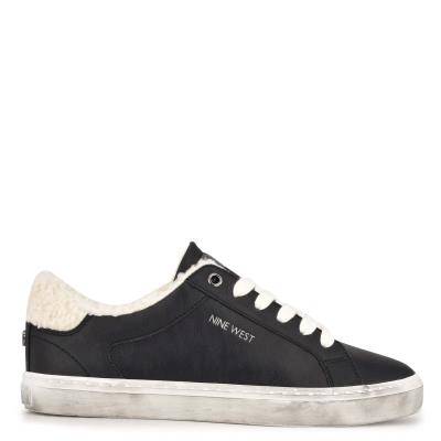 Nine West Bribe Casual Sneakers Dam Svarta | 9361GLAWE